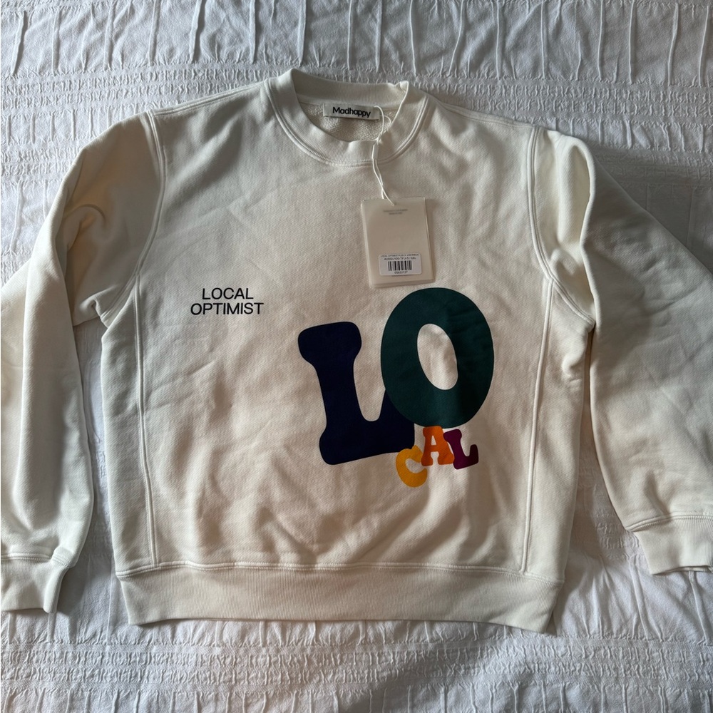 Madhappy Cream Crewneck Sweater NWT *SOLD OUT*
